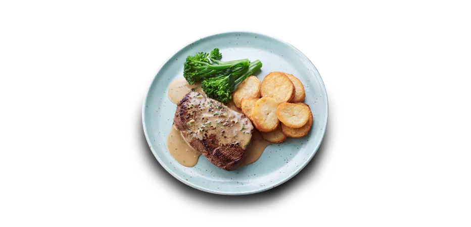 Filet Mignons With Pepper Cream Sauce