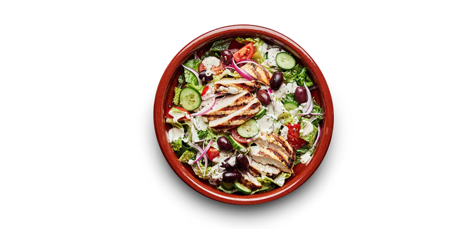 Greek Grilled Chicken with Salad